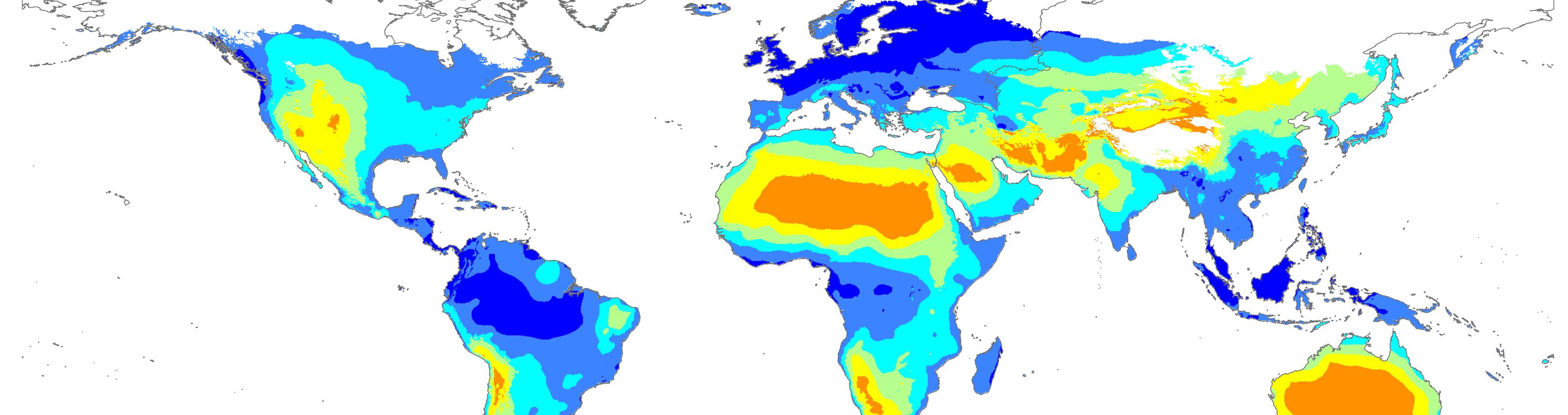world map stable isotopes